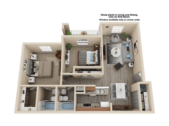 The Brook floor plan