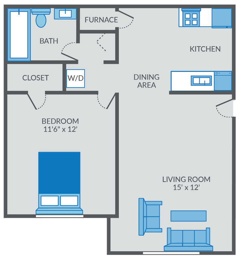 One & TwoBedroom Apartments in Kansas City, MO NoRi Apartments