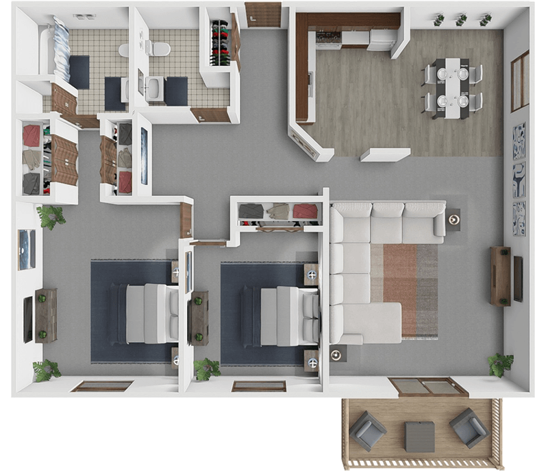 O 2X1.5 PERCH floor plan