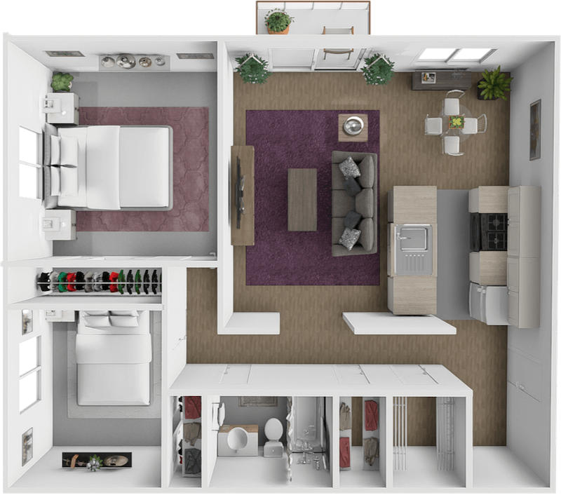 Husker floor plan