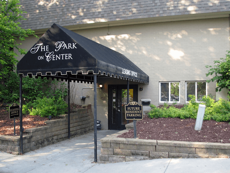 The Park on Center Apartments leasing office