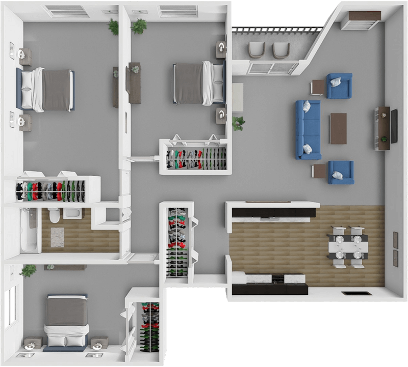 Clemens floor plan