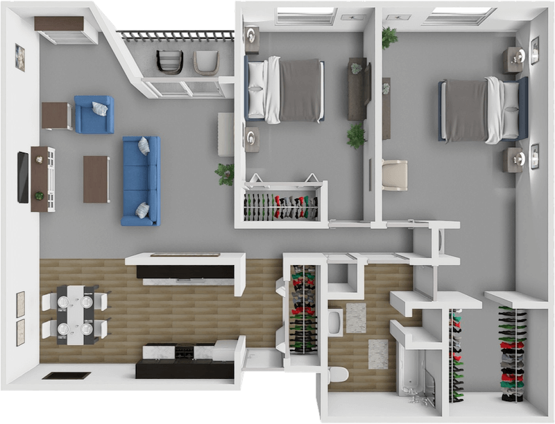 Quarry floor plan