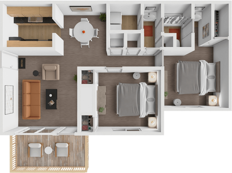 The Belgian floor plan