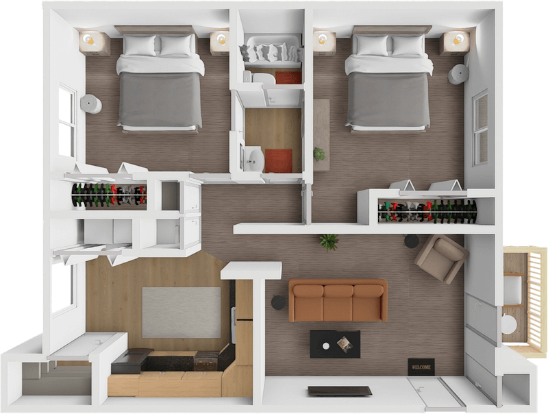 The Morgan A floor plan