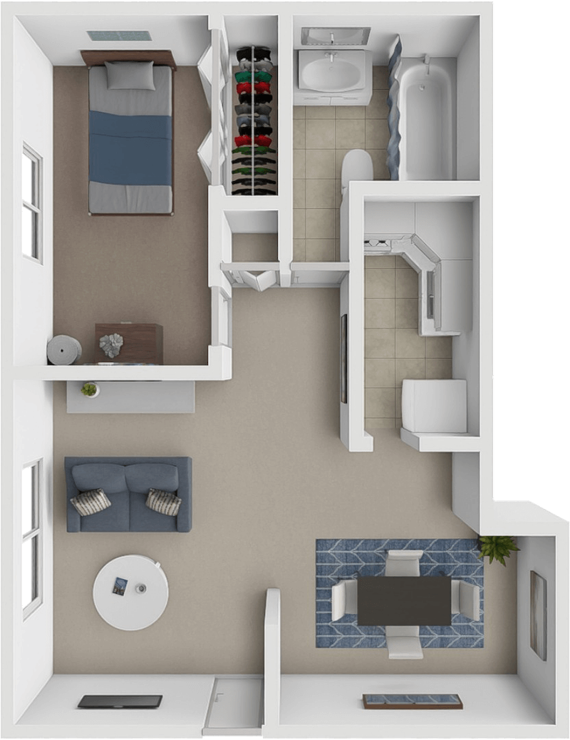 Mustang floor plan