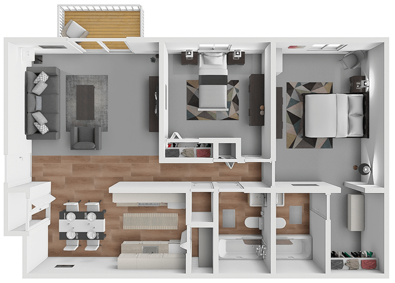 Poppleton II floor plan