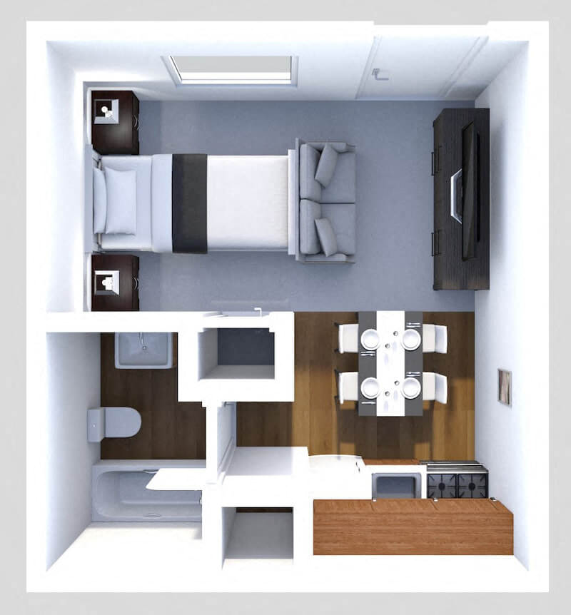 Studio floor plan