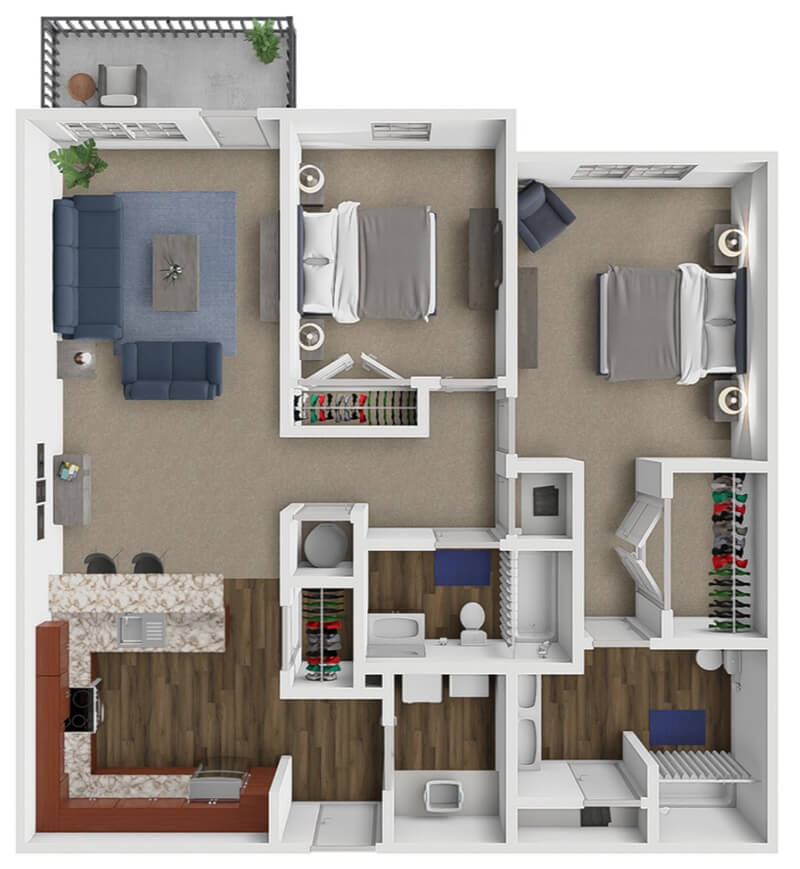 Tuscan floor plan