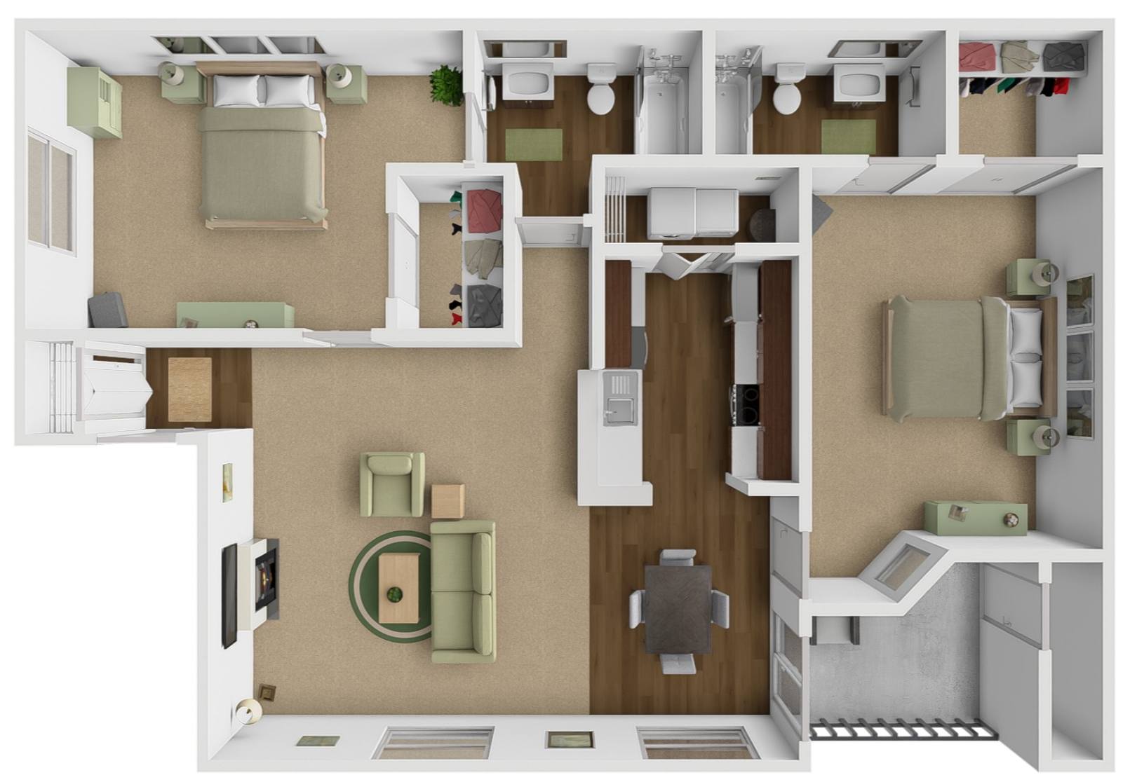 The Waterford floor plan