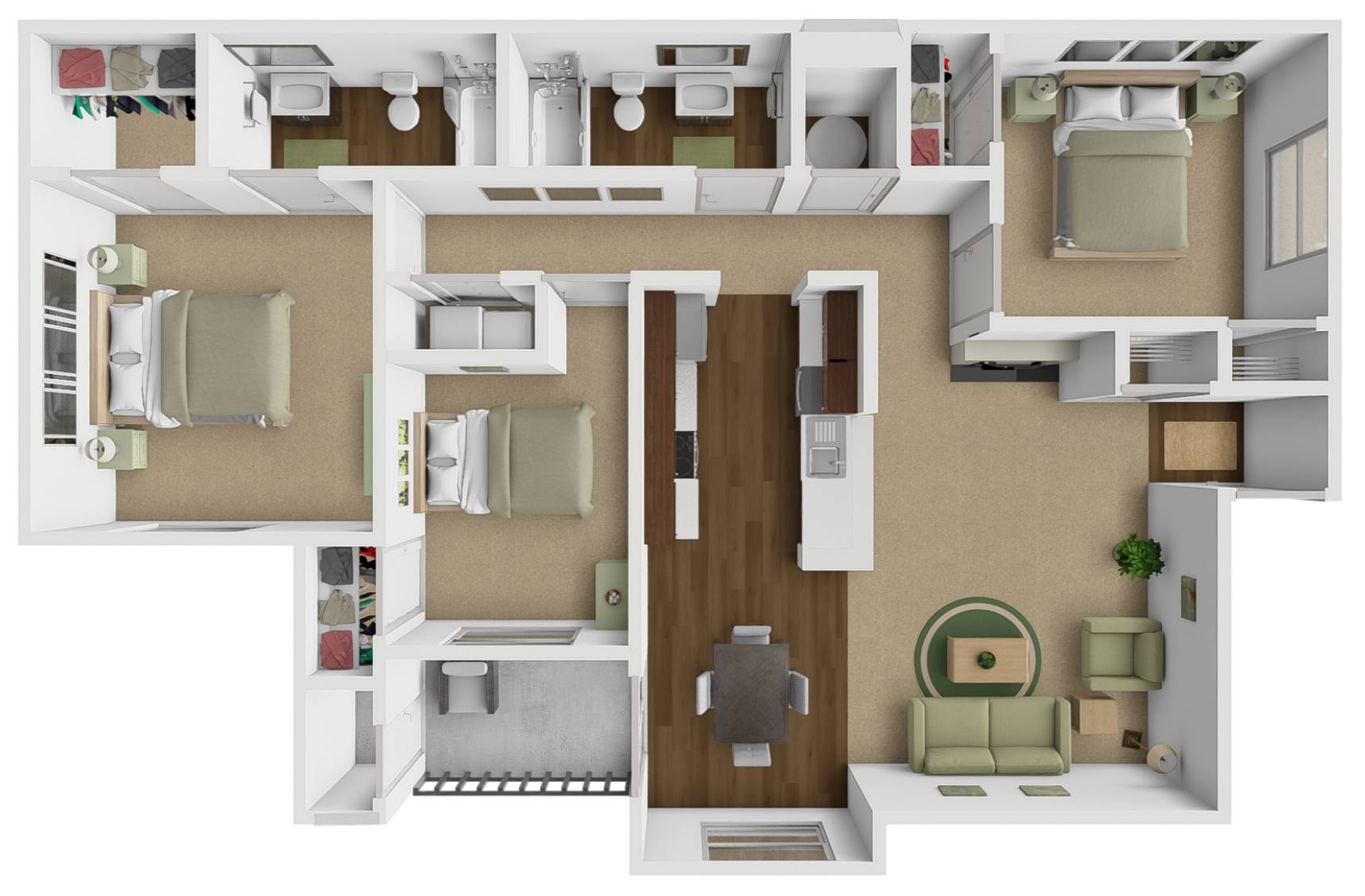 The Bedford floor plan