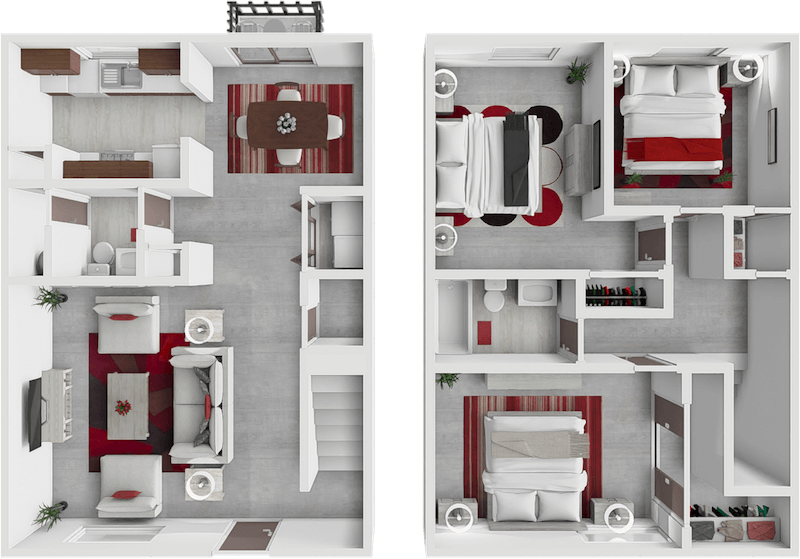 Sherman Townhome floor plan