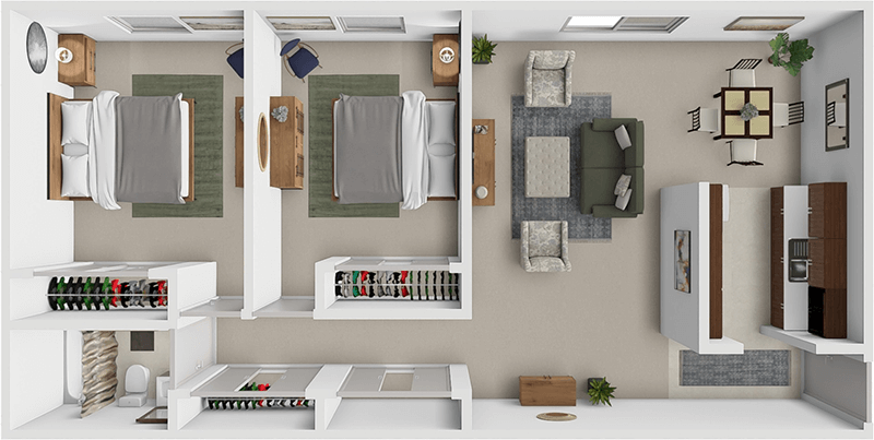 Harbor floor plan