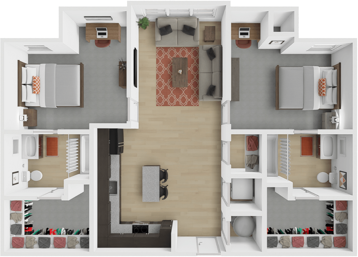 Hopper BEDROOM ONLY floor plan