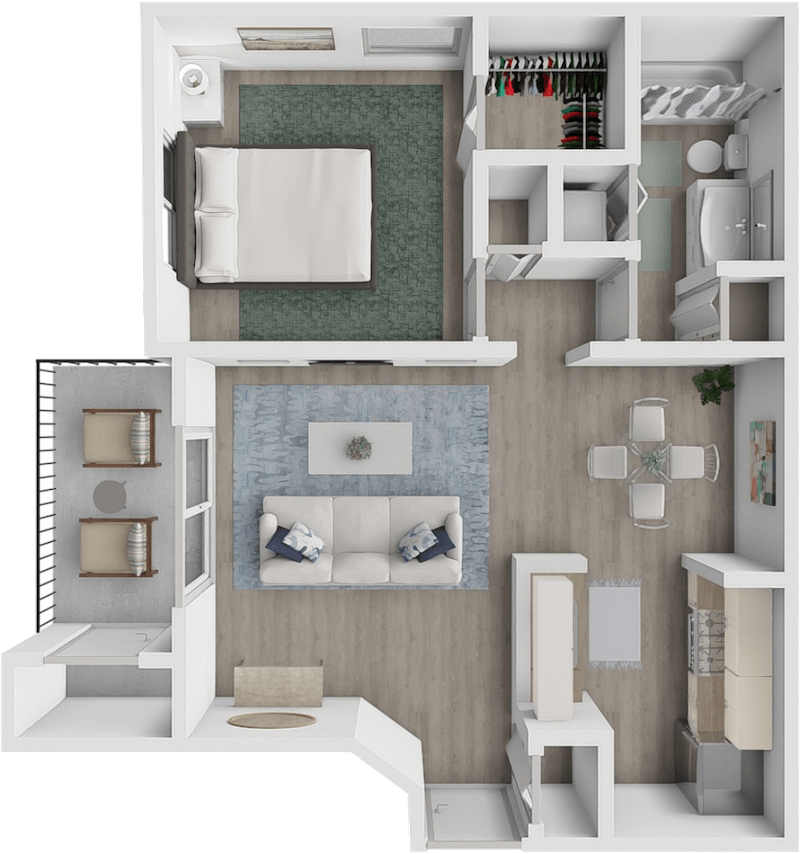 The Bassman floor plan