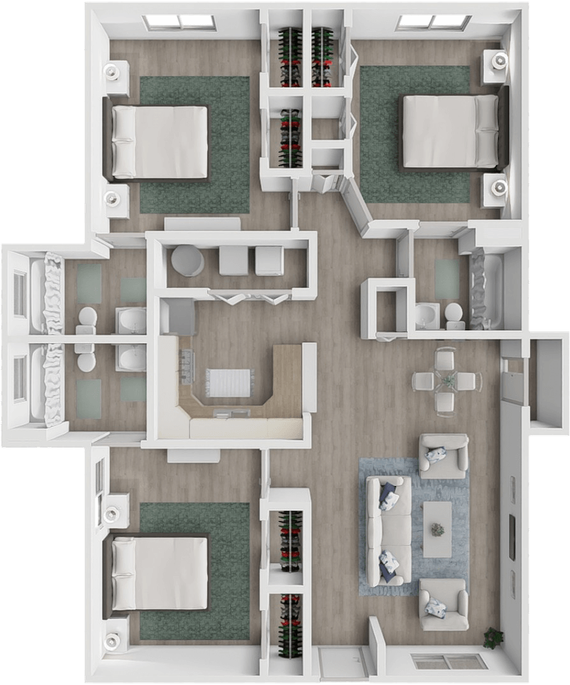 The Rickenbacker floor plan