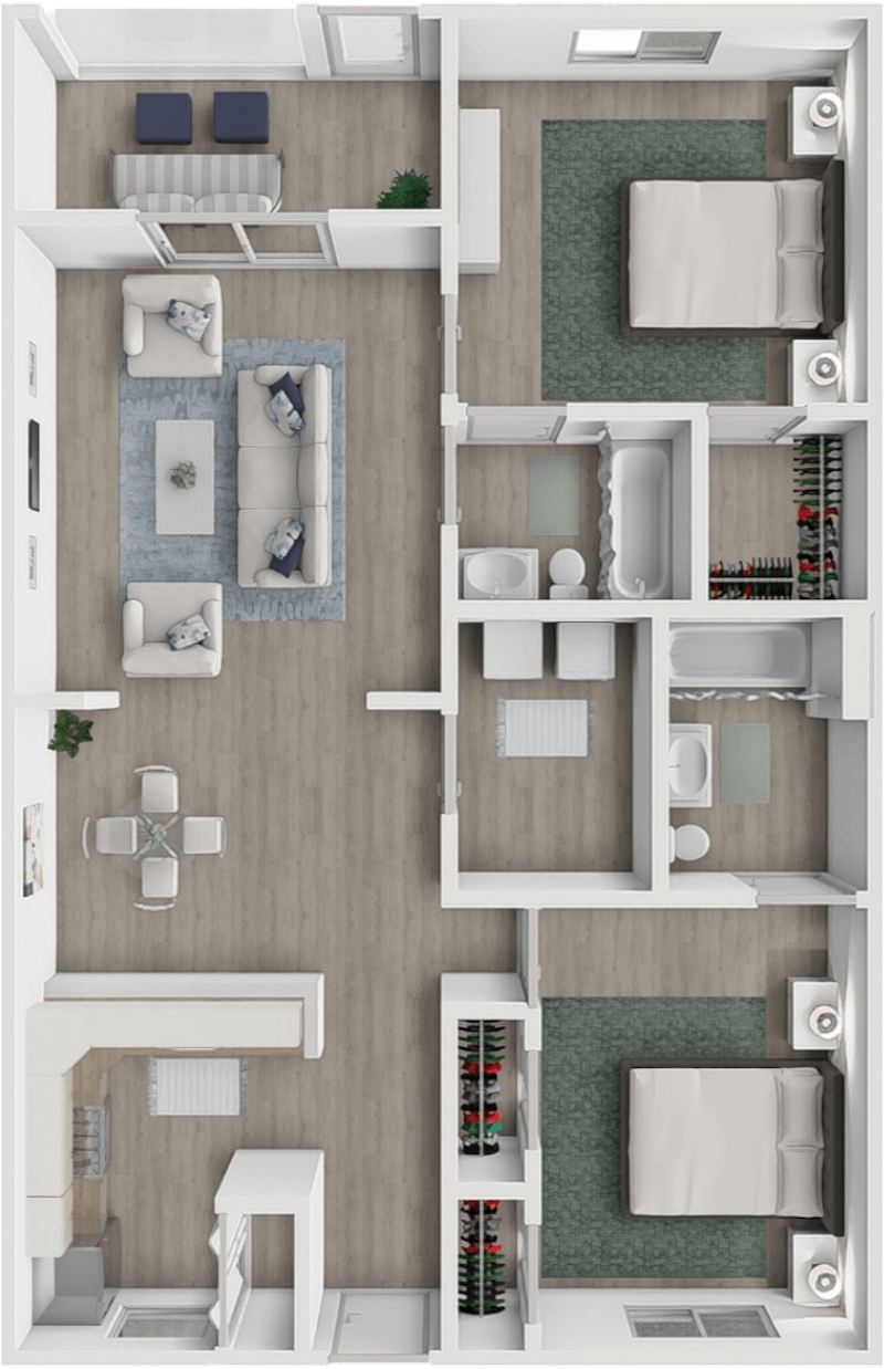 The Stratocaster floor plan