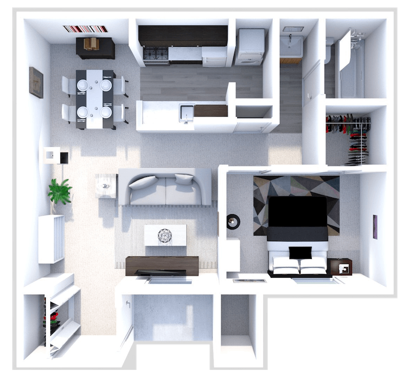 The A1 floor plan