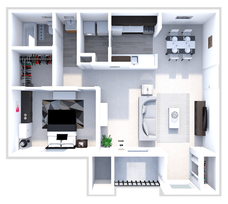 The A2 floor plan