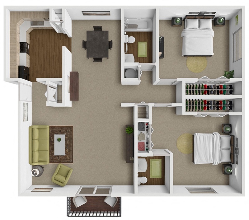 Pine floor plan