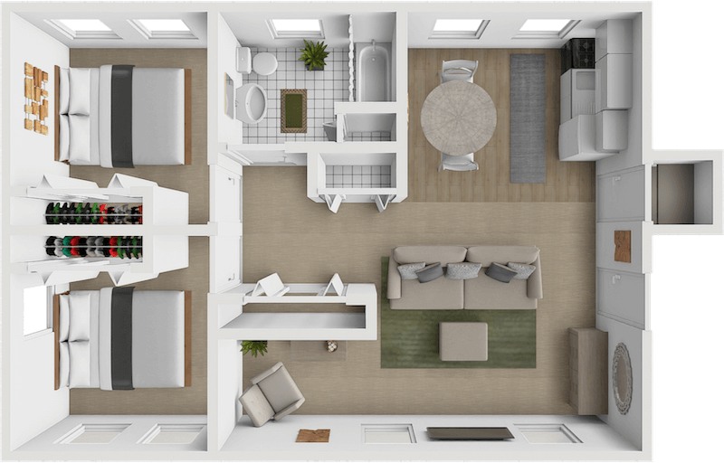 Wild Rose floor plan