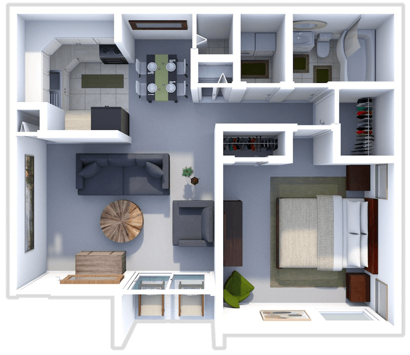 Villager floor plan