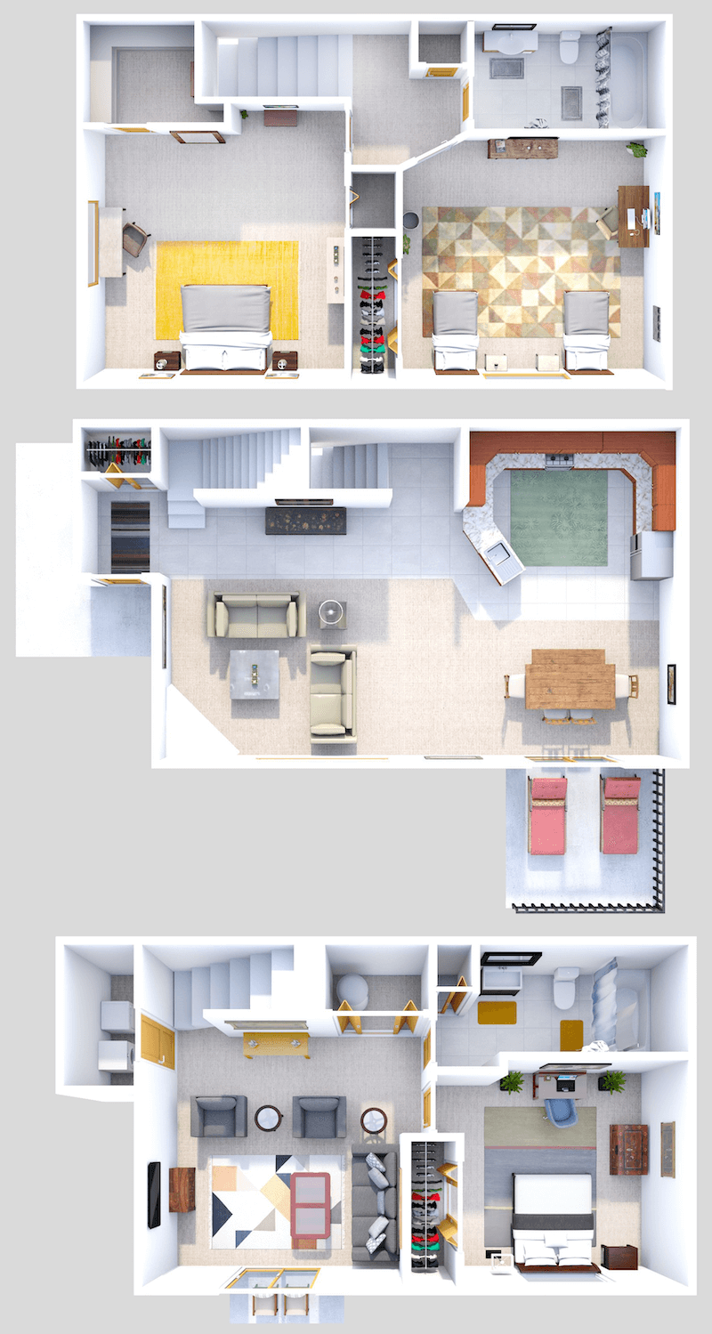 Cascade Townhome floor plan