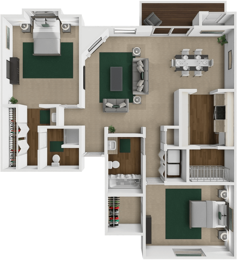 The Cedar Crest floor plan
