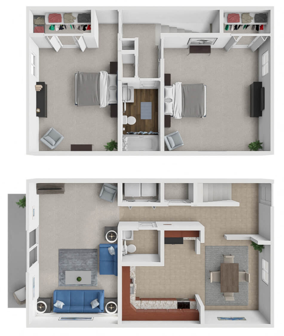 Ashby Townhome floor plan