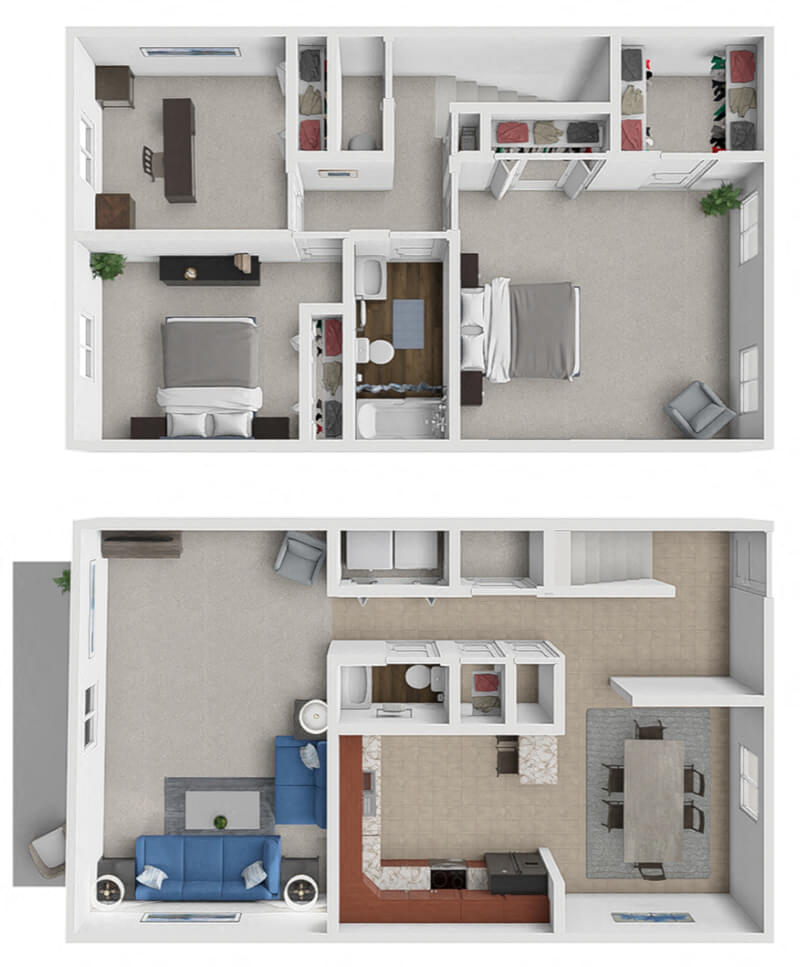 Blair Townhome floor plan