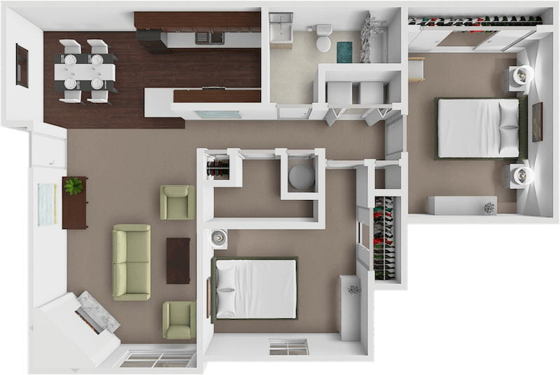 Walnut floor plan