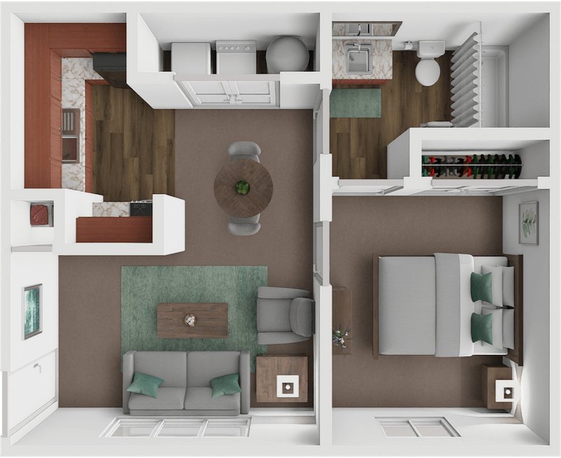 The Rosebud floor plan