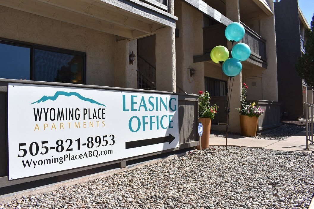 leasing office at Wyoming Place Apartments