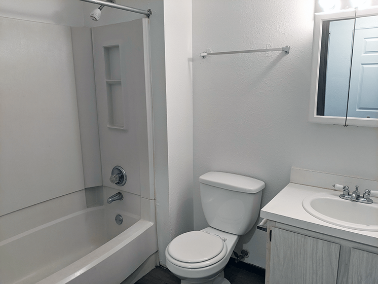 bathroom at Clair Commons Apartments