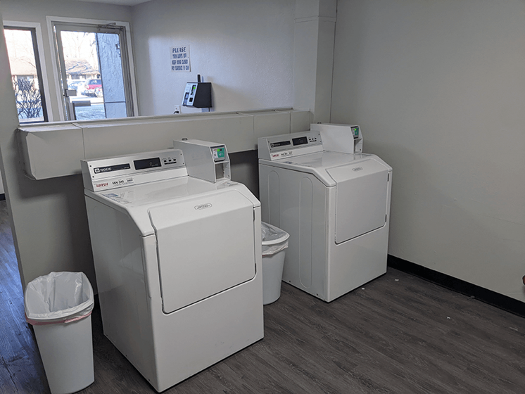 laundry facility at Clair Commons Apartments