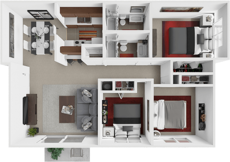 Redwood floor plan