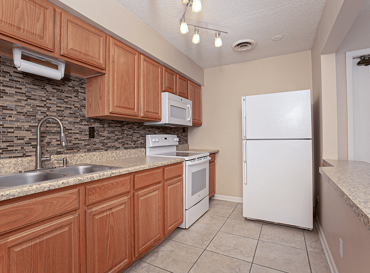 kitchen at Indian Hills Apartments