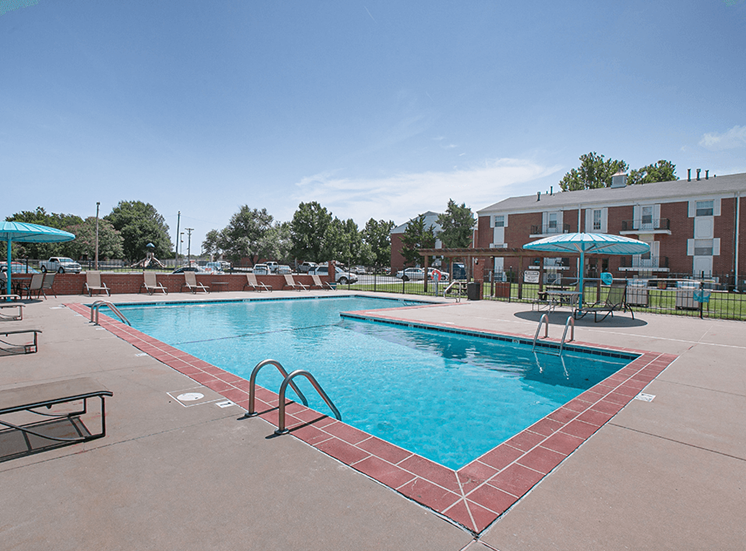 swimming pool at Indian Hills Apartments