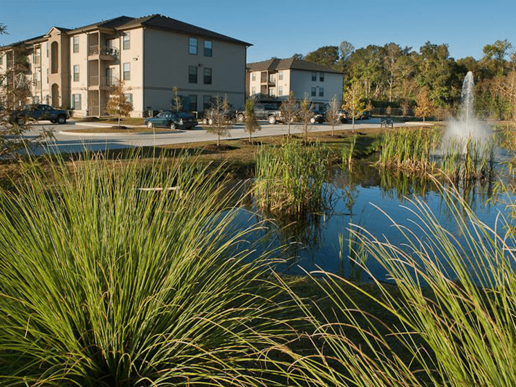 apartments in Denham Springs on a lake