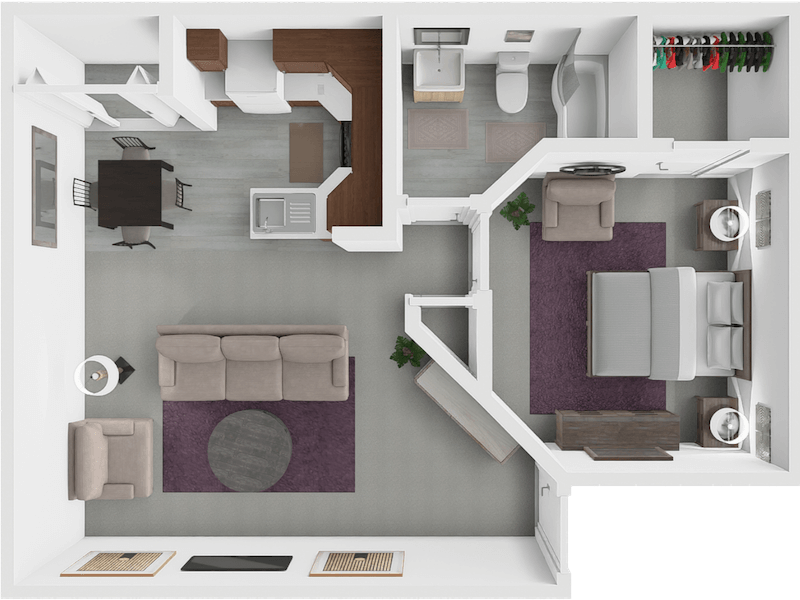 The Bungalow floor plan