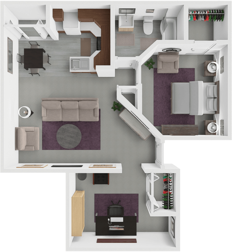 Hideaway I floor plan