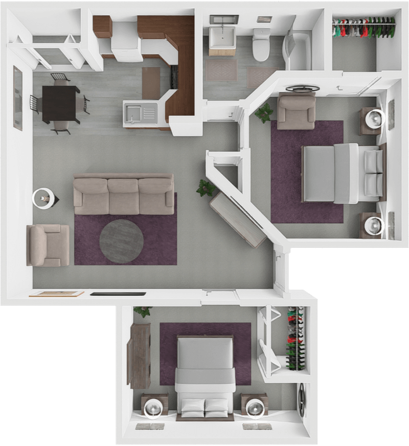 The Hideaway II floor plan