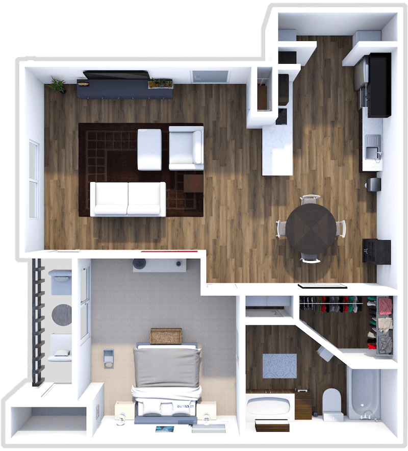 The Brazos floor plan