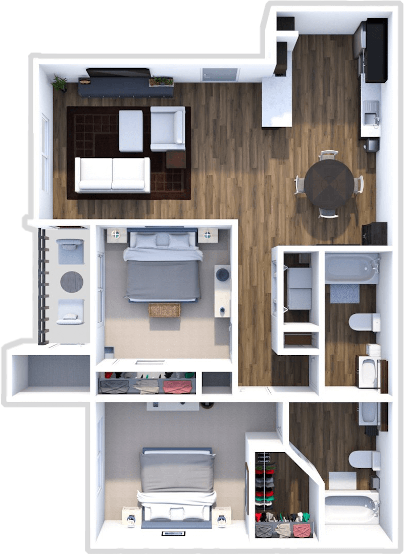 The San Marcos floor plan