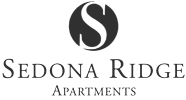 A logo for Sedona Ridge Apartments is displayed.