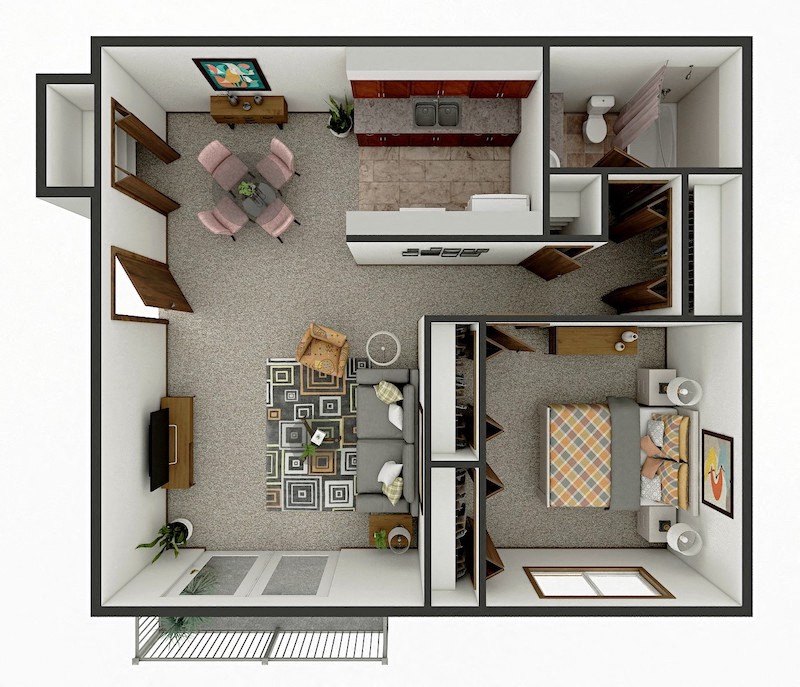 912 and 914 Cleveland floor plan