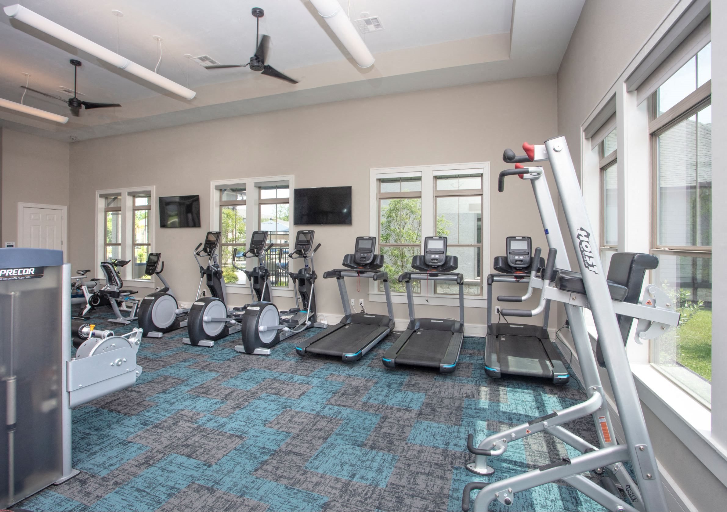 Expansive fitness center at Legacy at 2020