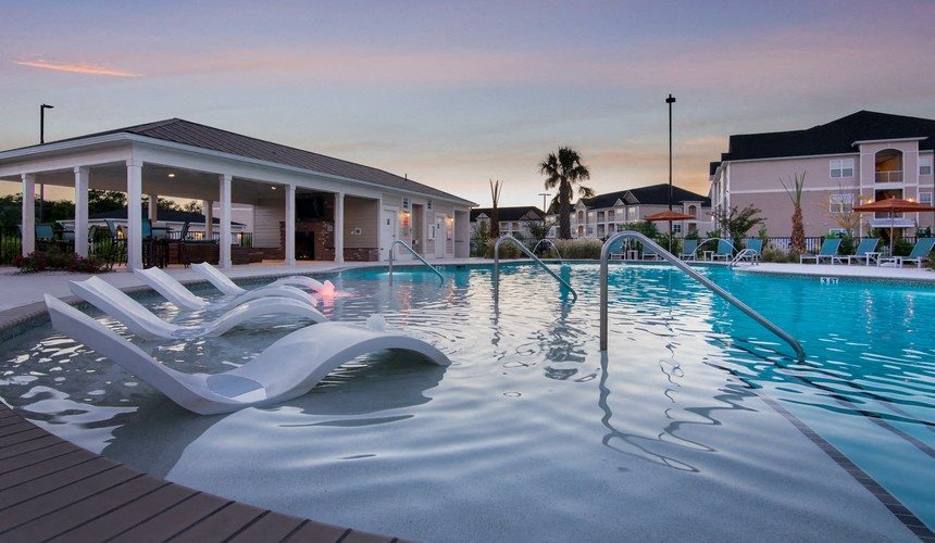 Sparkling Swimming Pool at Stephens Pointe, Wilmington, 28411