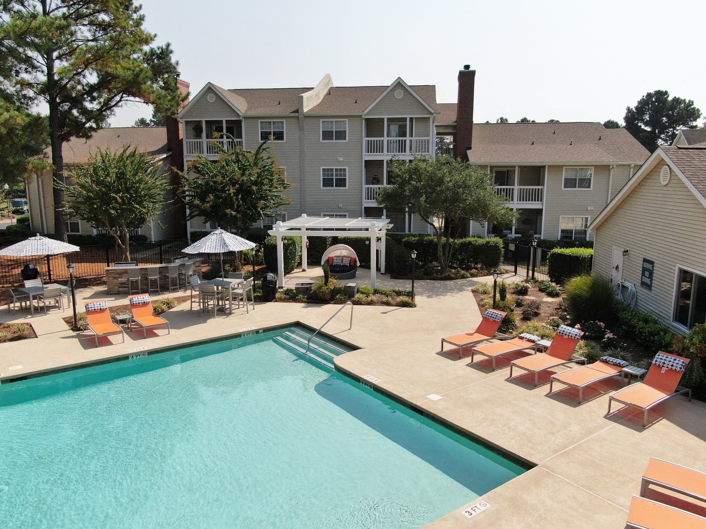 Sparkling Swimming Pool and Spacious Sundeck at The Avenues  at Steele Creek