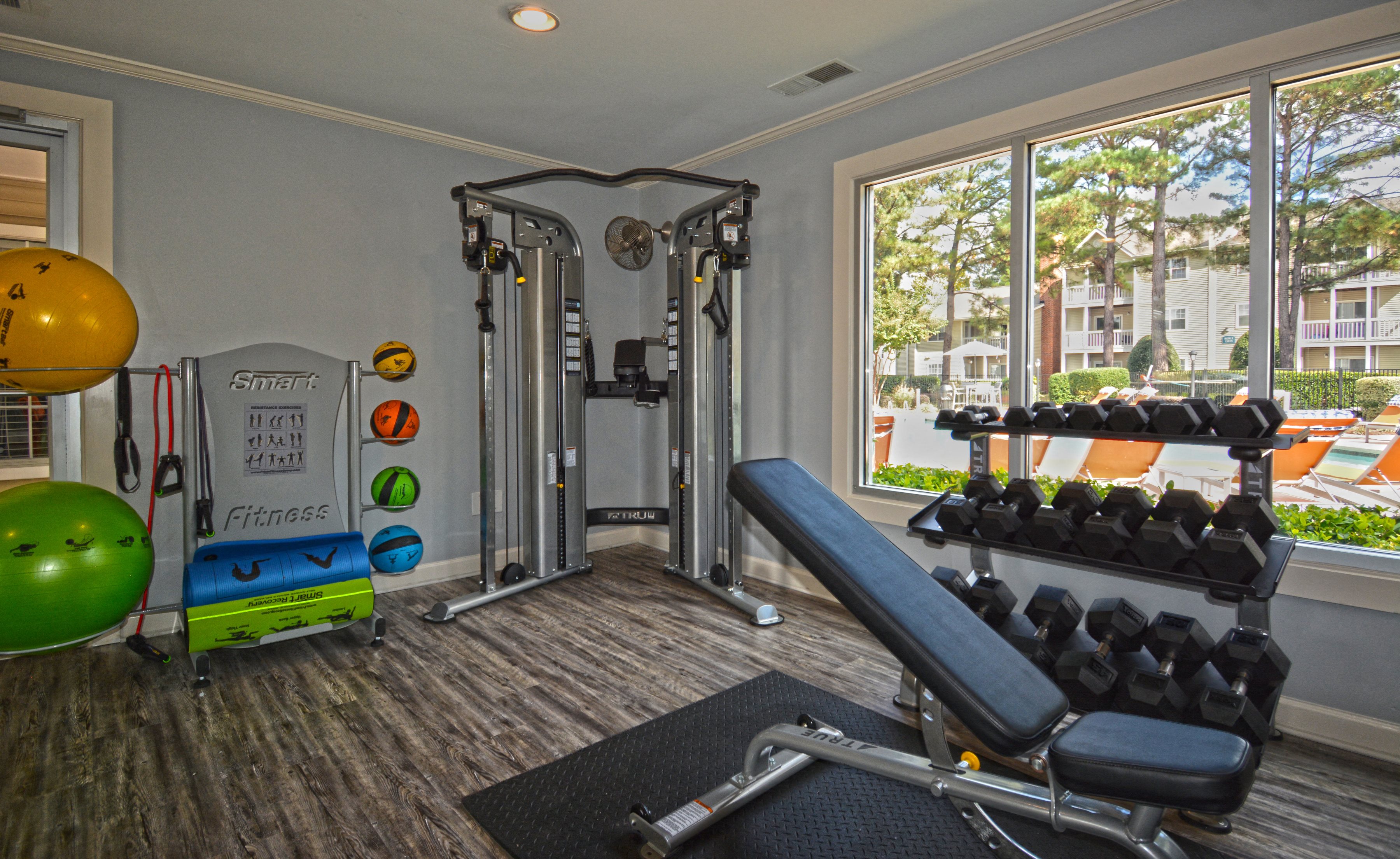 Fitness Center at The Avenues at Steele Creek